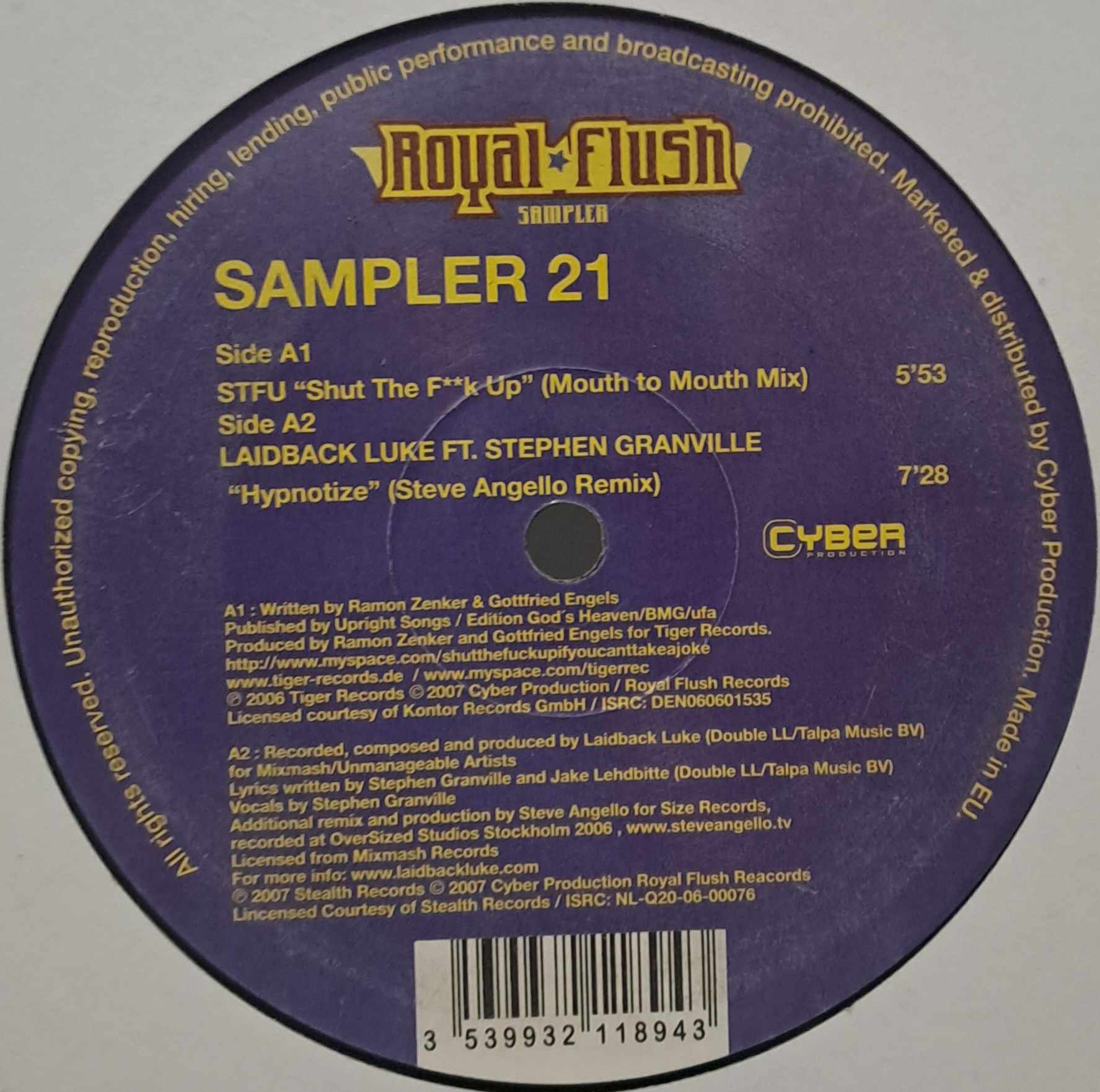 RF Sampler 021 - vinyle electro